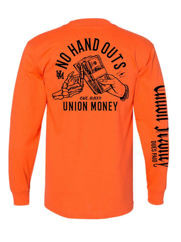 No Hand Outs Long-Sleeve