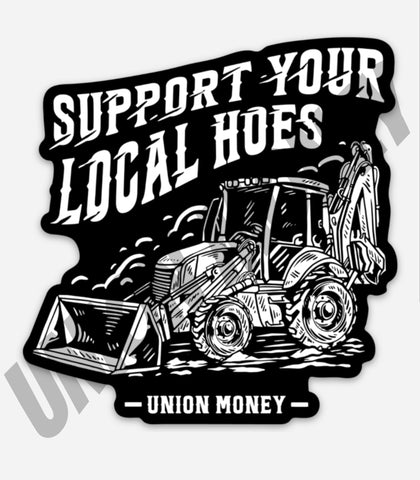 Support Hoes sticker