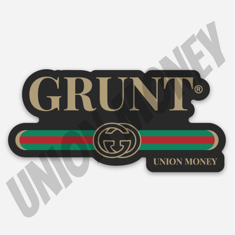 Gucci Grunt Sticker