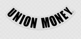 Union Money curve sticker