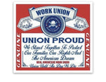 Union Money UNION PROUD sticker