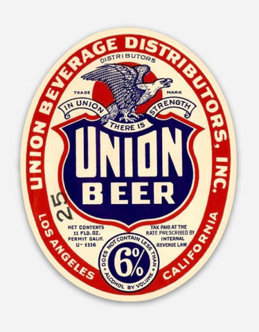 *3"x3" UNION BEER stickers