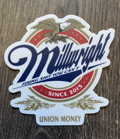 Miller Millwright- sticker