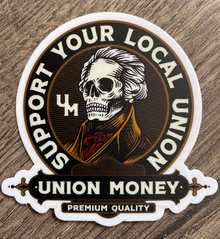 Support Your Local Union (Washington) sticker