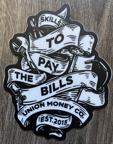 Skills to Pay the Bills sticker