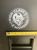 High Class Scumbags Clear Toolbox Sticker 6 "
