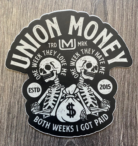 High Class Scumbags Money Roll sticker – UNION MONEY CO