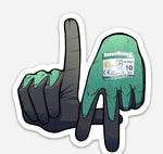 “ LA “ gloves- sticker