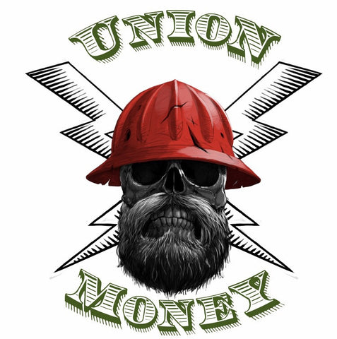 UNION MONEY SPARKY / LINEMAN STICKER