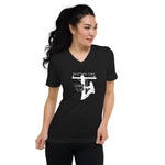 That's My Type - Lineman Unisex Short Sleeve V-Neck T-Shirt/ Black