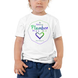 A Union Plumber has my HEART- Toddler Short Sleeve Tee