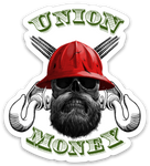 Union Money OPERATORS sticker 3"x3"